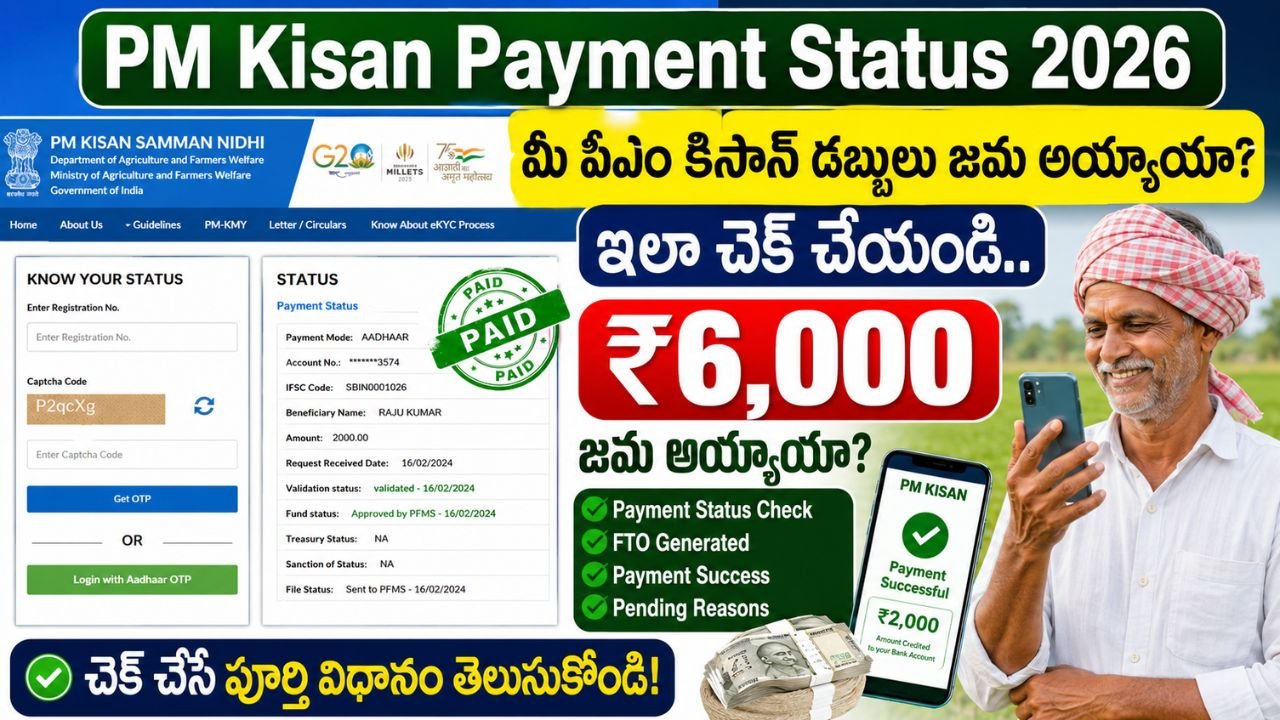 PM Kisan Payment Status 2026